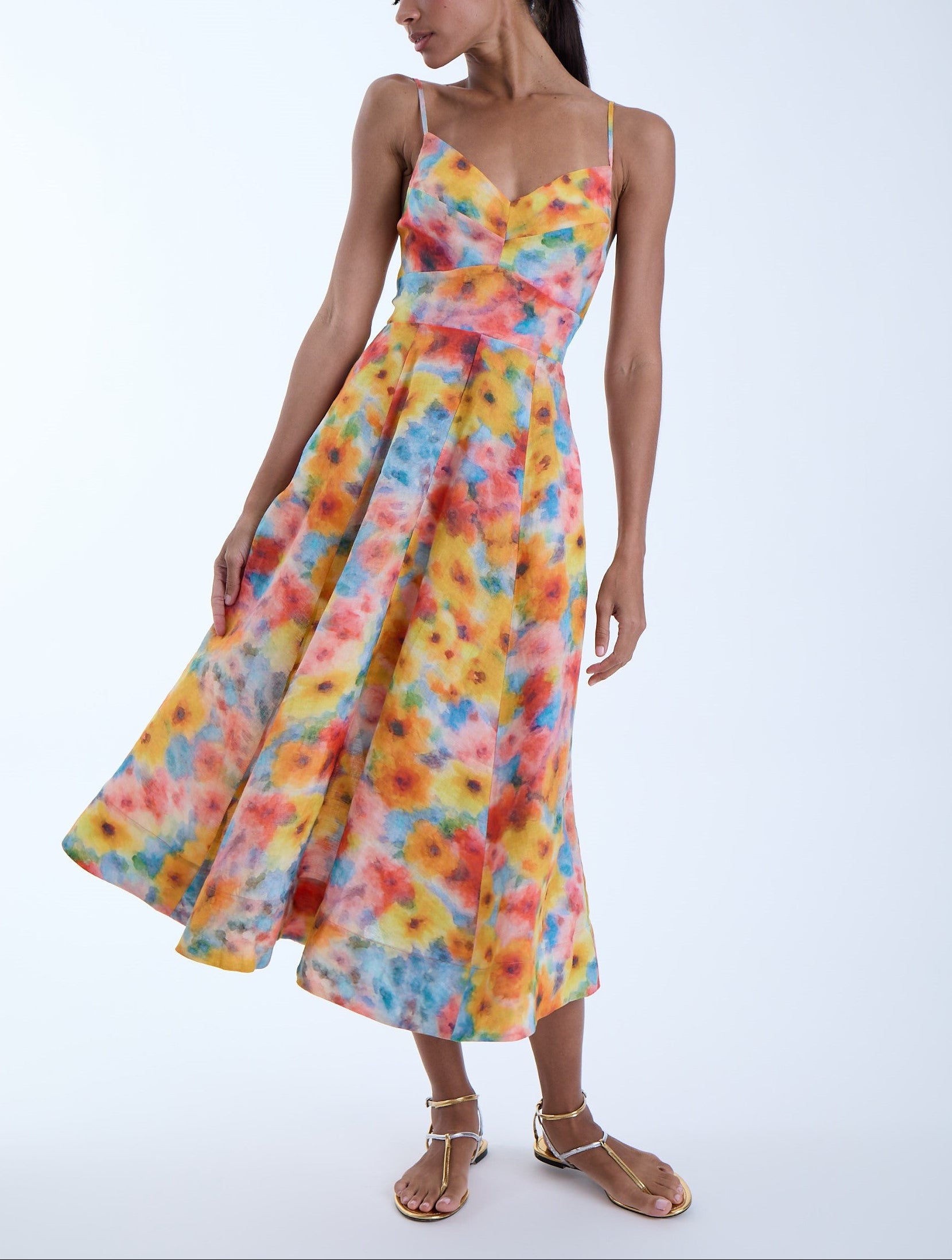 Karina Grimaldi June Printed Midi Skirt