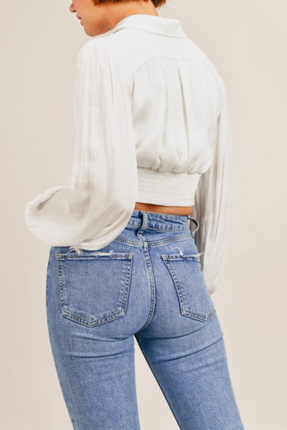 Kennedy Cropped Blouse Tops Seven 1 Seven 